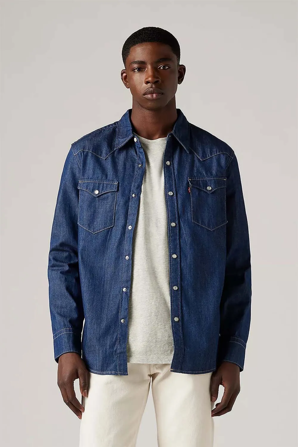 BARSTOW WESTERN STANDARD SHIRT Dark Wash
