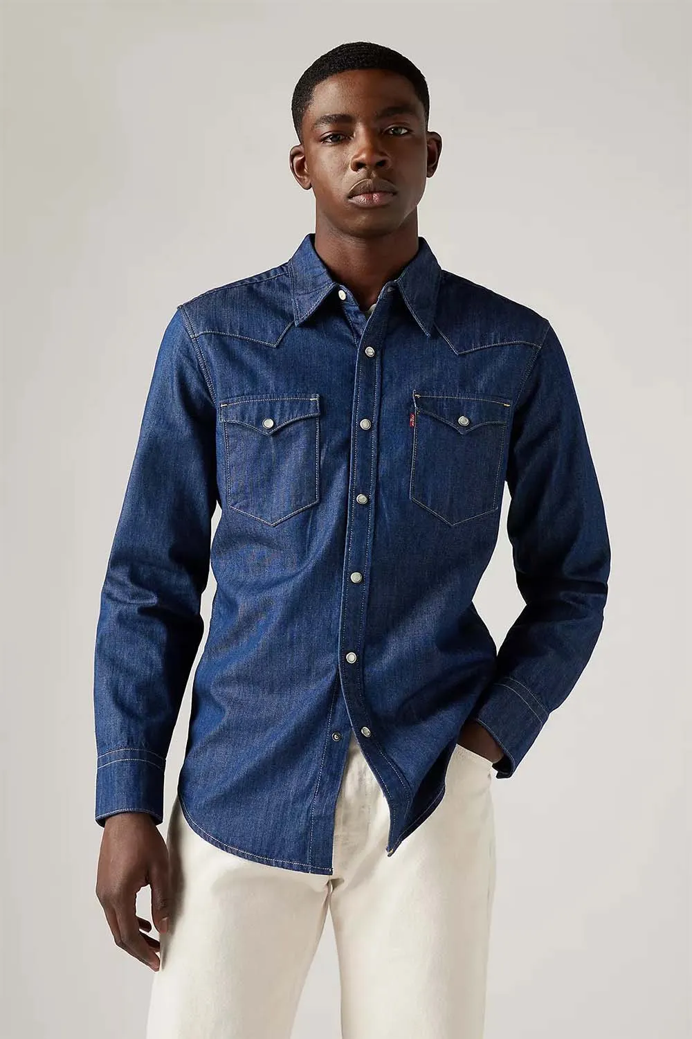 BARSTOW WESTERN STANDARD SHIRT Dark Wash