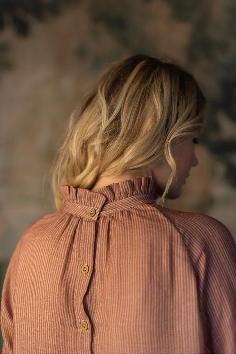 Chérie Shirt Striped - Mauve