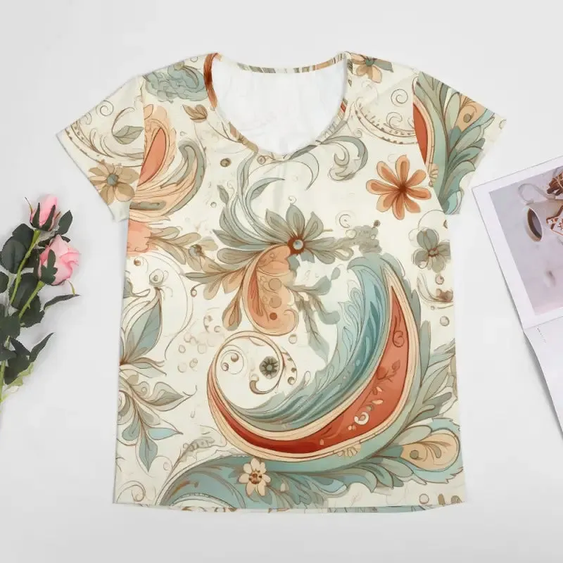 Cozy Up in Chic Style with Our Boho V-Neck Tee