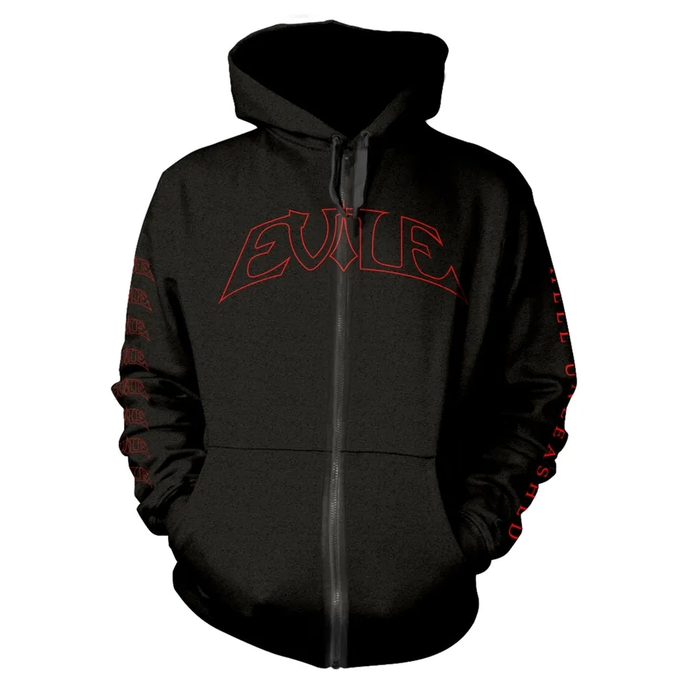 Evile "Hell Unleashed" Black Zip Hoodie