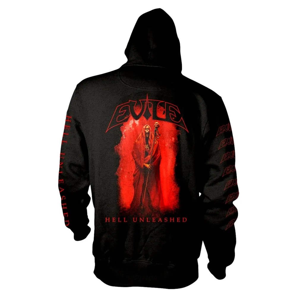 Evile "Hell Unleashed" Black Zip Hoodie