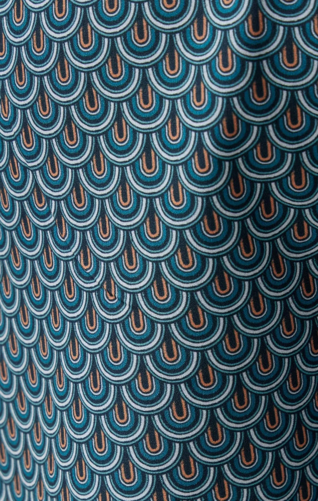 HELIOS - Blue Retro Swim Shorts