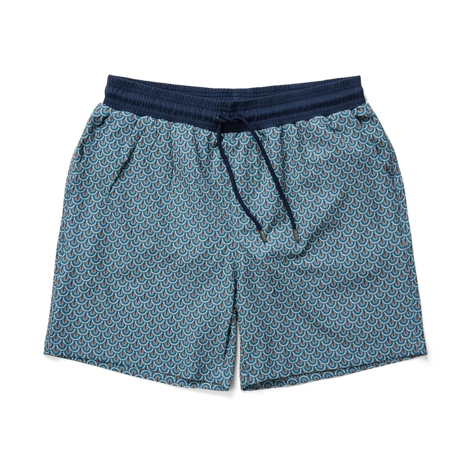 HELIOS - Blue Retro Swim Shorts