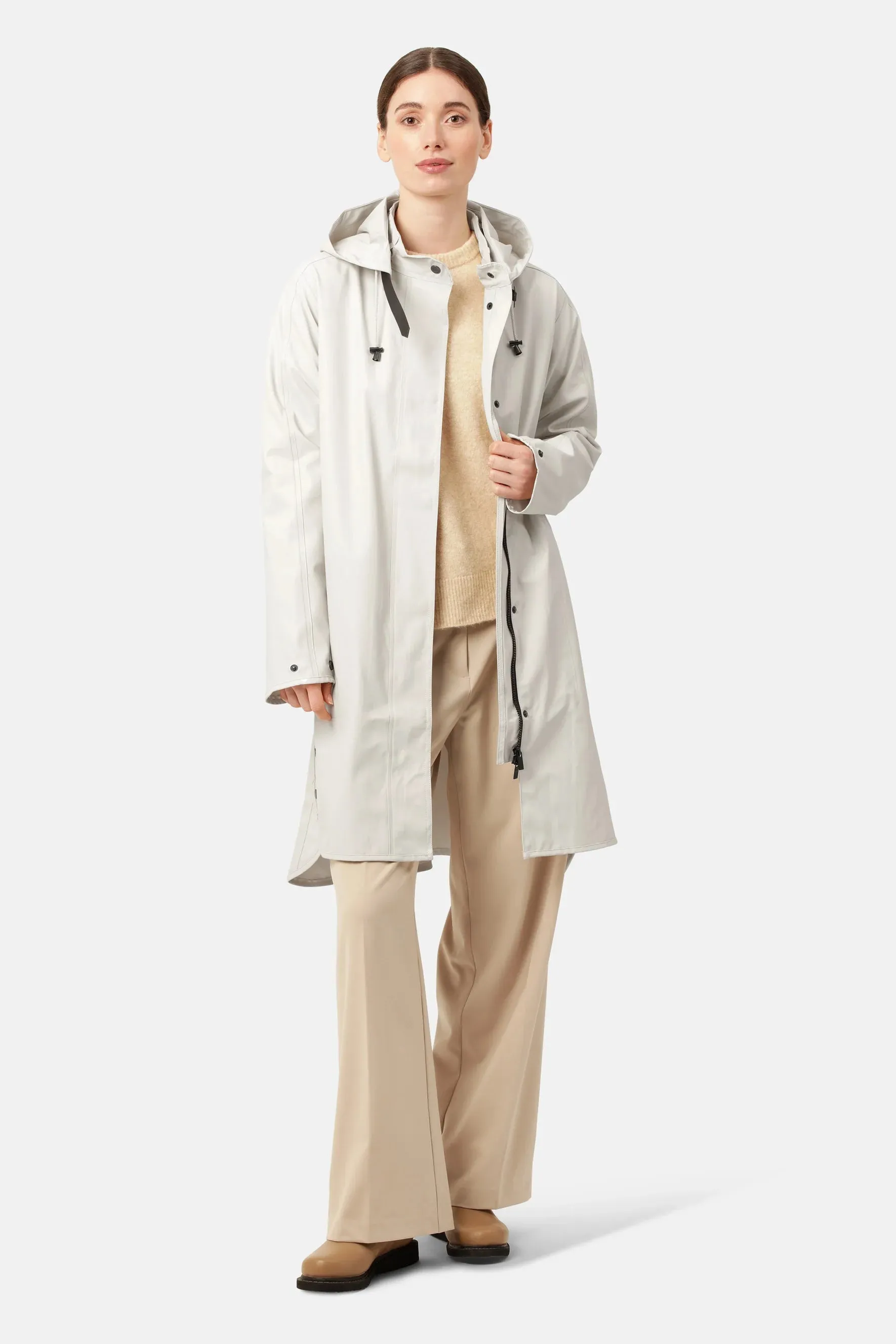 Ilse Jacobsen Rain 71 Raincoat in Milk Creme