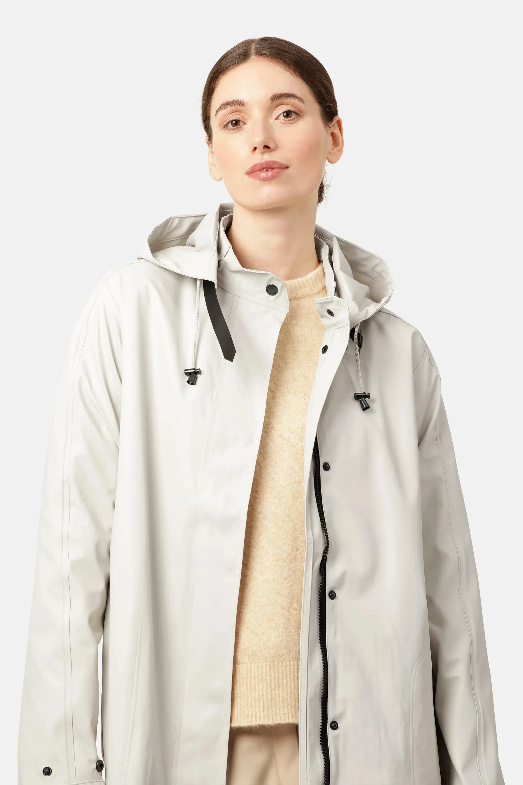 Ilse Jacobsen Rain 71 Raincoat in Milk Creme