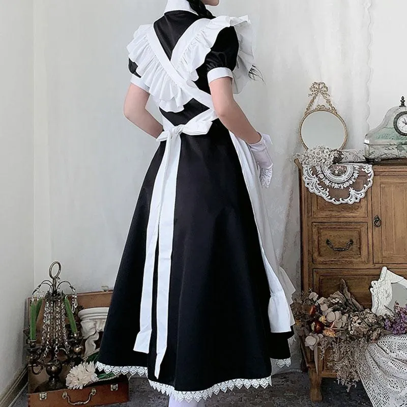 Maid Outfit Cute Uniform Long Sleeve And Short Sleeve Cosplay Costume