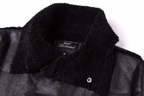 Men's Autumn/Winter  PU Leather Long Jacket