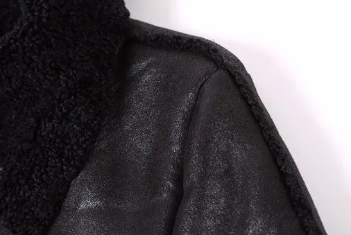 Men's Autumn/Winter  PU Leather Long Jacket