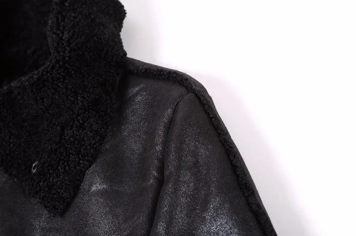 Men's Autumn/Winter  PU Leather Long Jacket