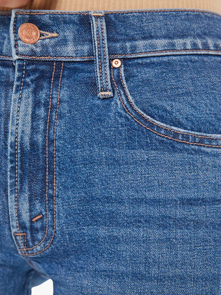 Mid Rise Rider Ankle Fray Jean - Local Charm