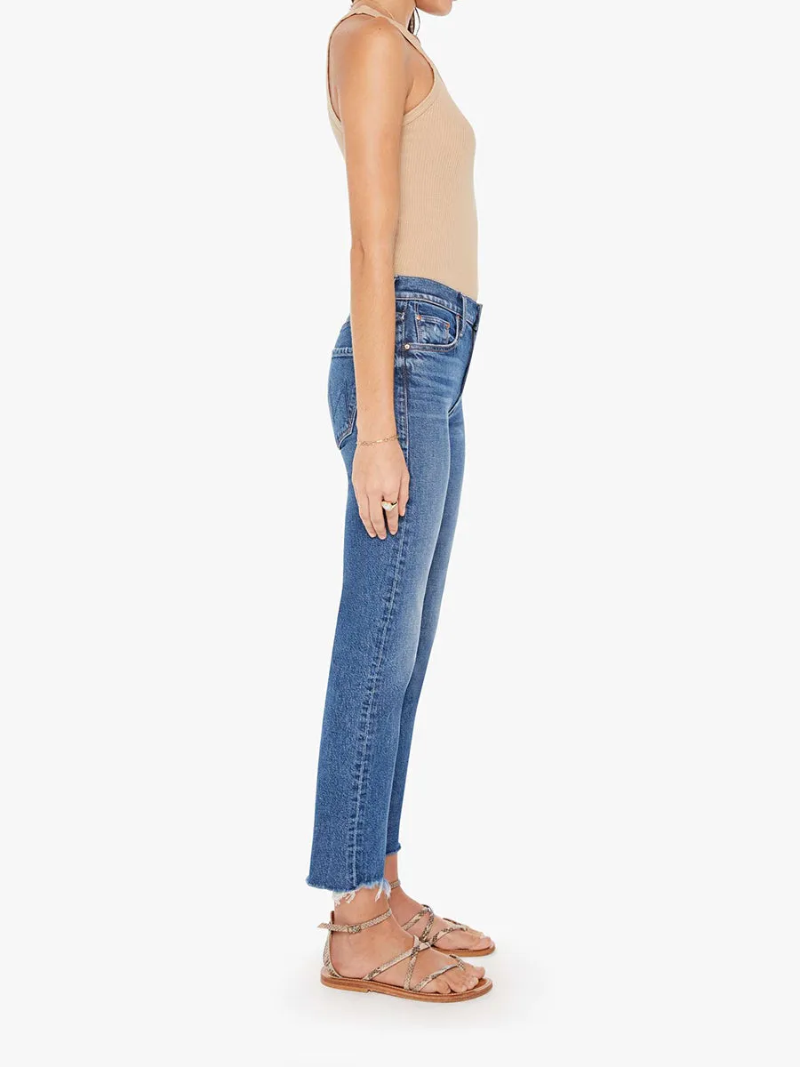 Mid Rise Rider Ankle Fray Jean - Local Charm