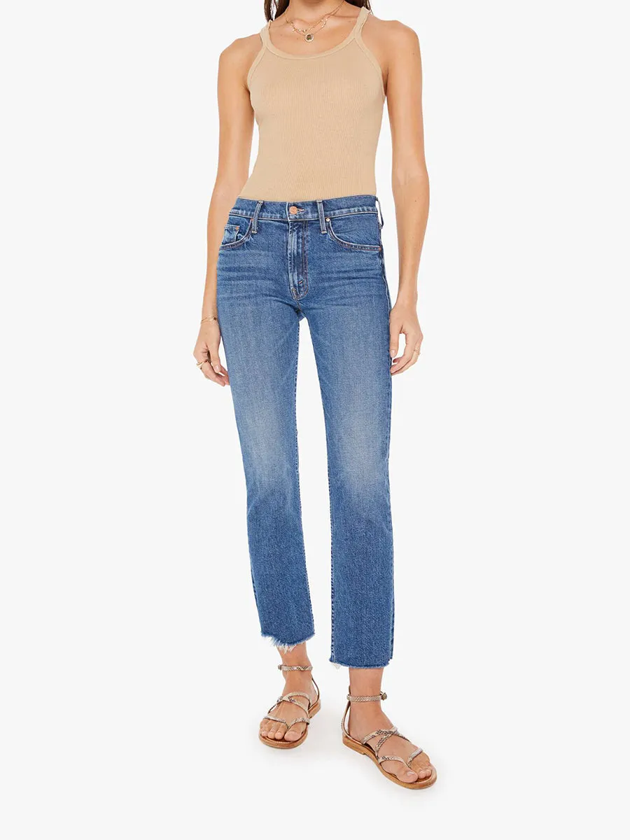 Mid Rise Rider Ankle Fray Jean - Local Charm