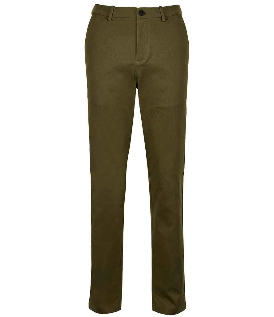 NEOBLU Gustave Chino Trousers | Deep Khaki