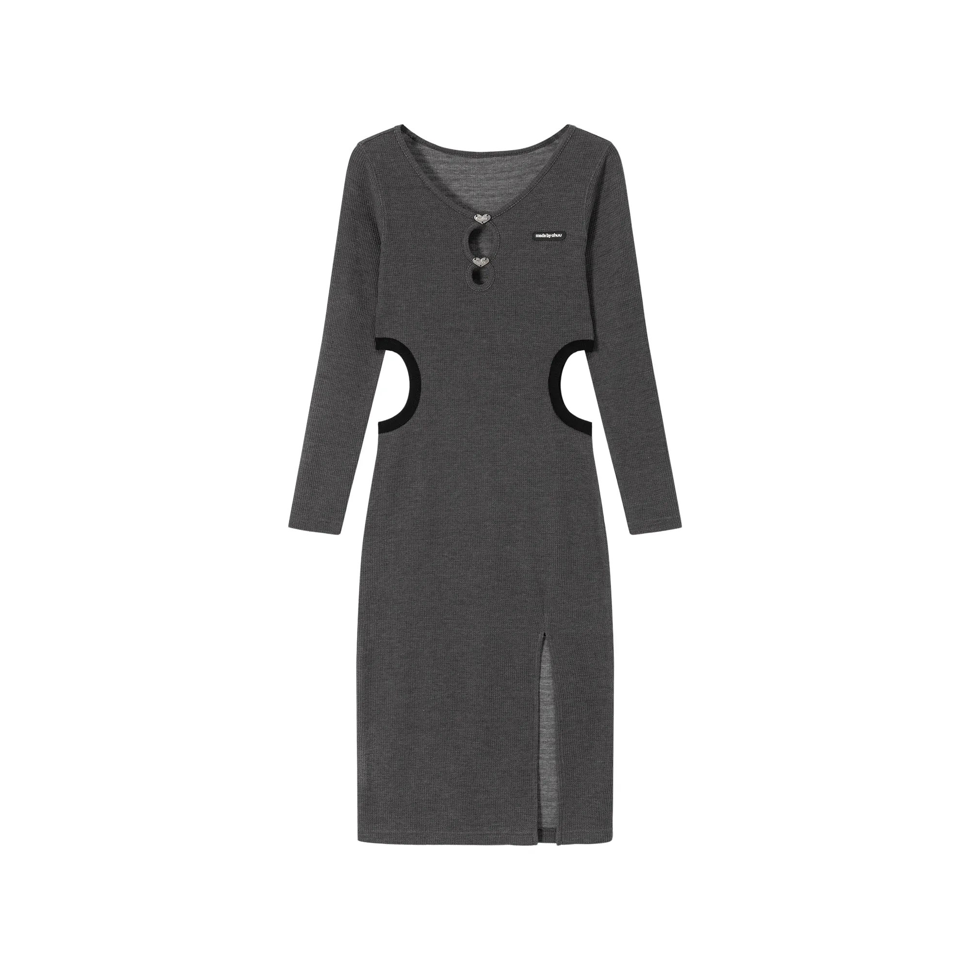 Pretty Cutout Long Bodycon Dress