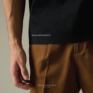 RELAXCOOL SEAMLESS OVERSIZED TEE - BLACK