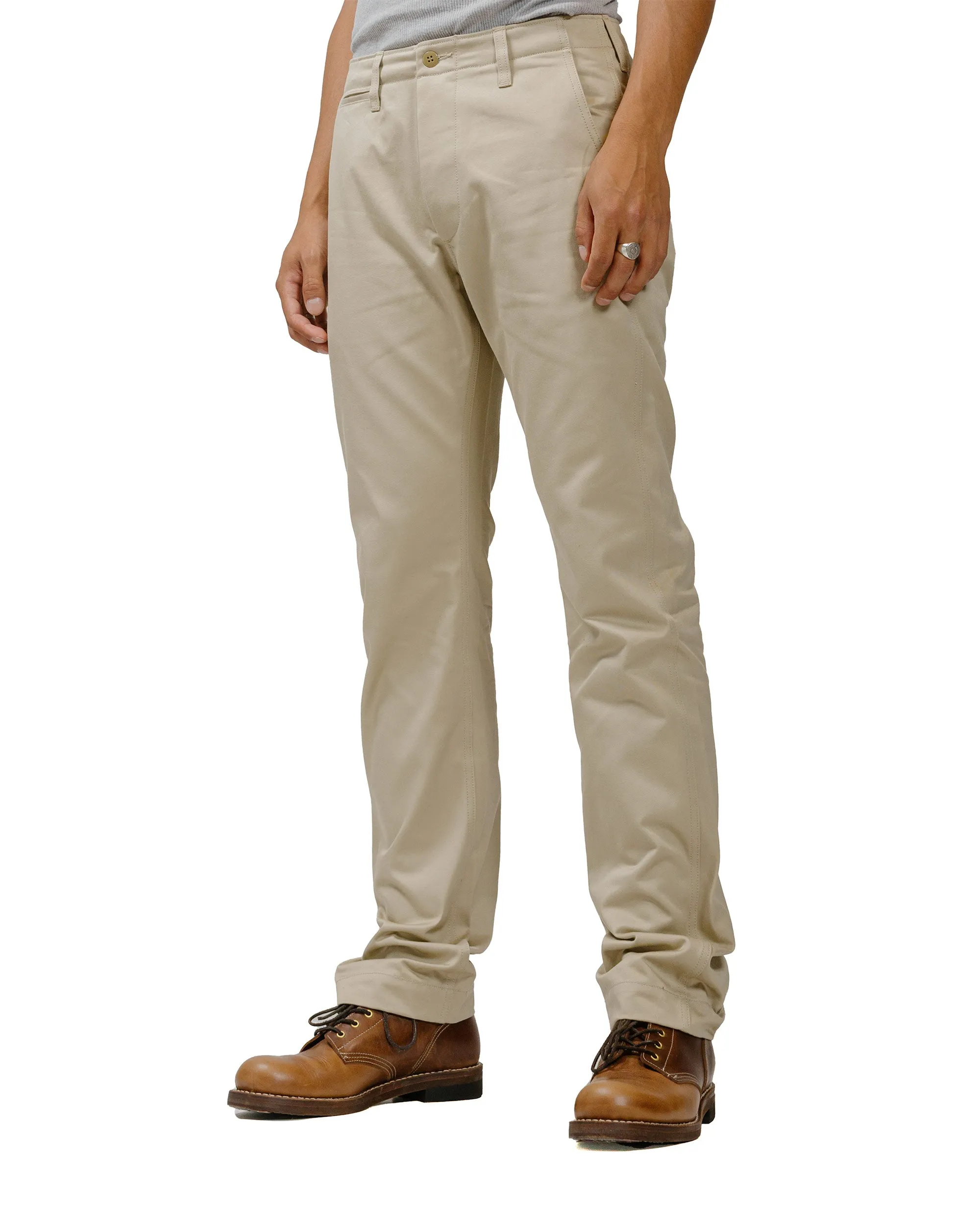 The Real McCoy's MP19010 Blue Seal Chino Trousers Beige