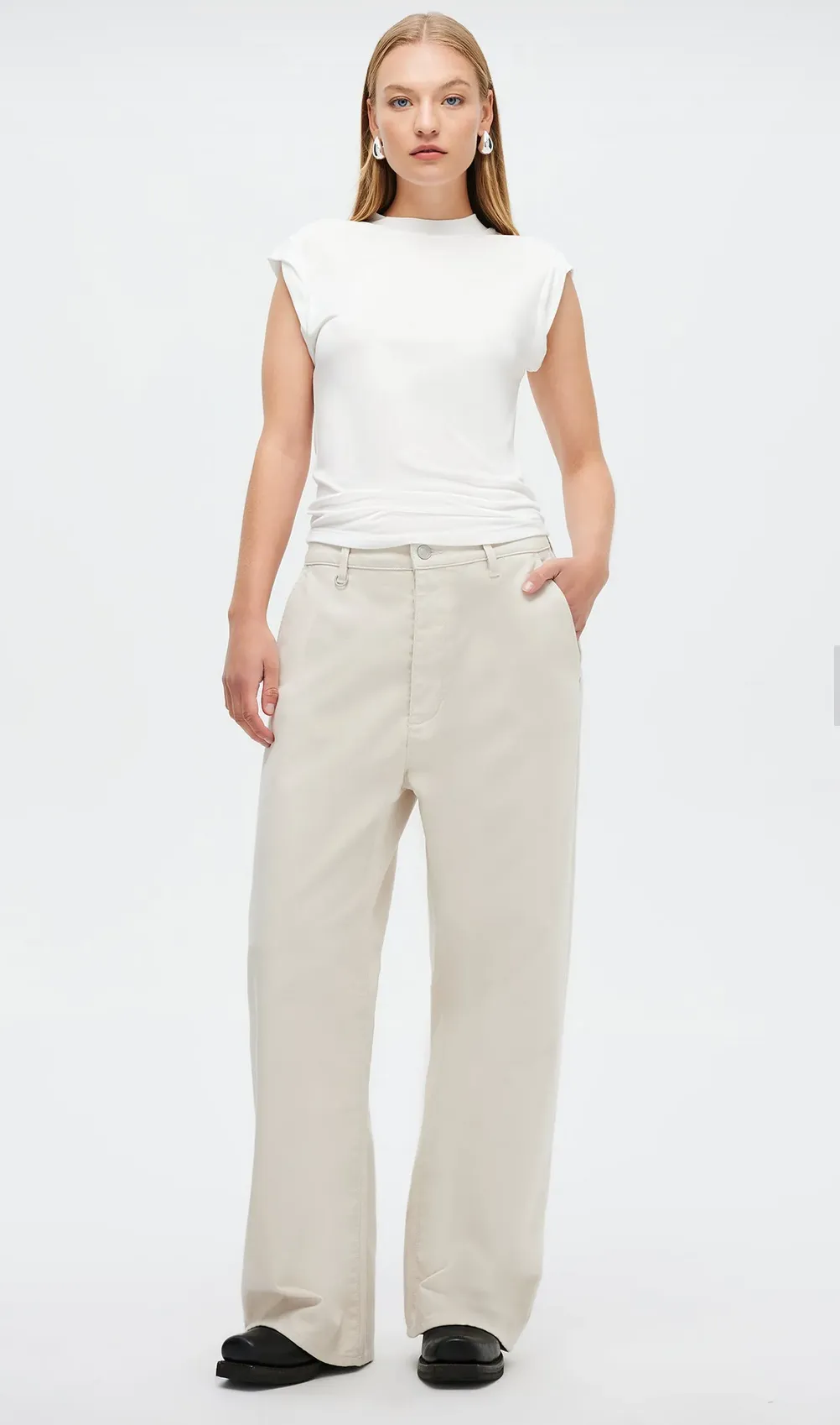 YOKO BAGGY PANT | BONE